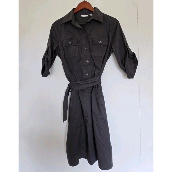 New York & Company Dresses & Skirts - New York & Company Dress Womens 6 Trench Office Business Travel Tactical Belted